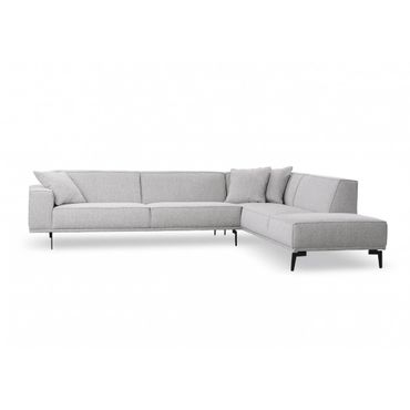 hoekbank in grijs stof, Cartelliving