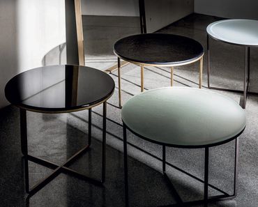 Piktor salontafels in verschillende afwerkingen mogelijk, zowel in glas als keramiek