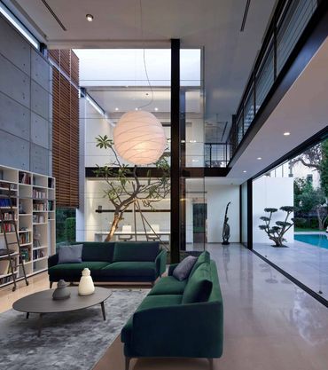 Moderne woning met Madison salontafel van Papadatos