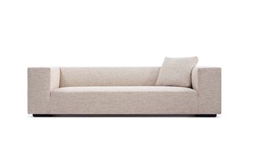 Strakke moderne bank Ellen van Koozo, Belgisch merk