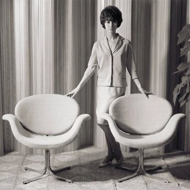 Ontworpen in de jaren 1960, Tulip Midi fauteuil van Artifort
