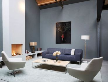 Modern interieur met een rechthoekige Wireless salontafel van Bert Plantagie