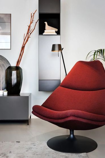 Designklassieker F500 fauteuil van Artifort, iconisch ontwerp uit de jaren zestig