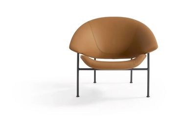 Vooraanzicht van de Glider Fauteuil van Artifort