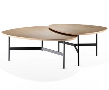 Set van twee Guts salontafeltjes van Cartel Living in verschillende hoogtes