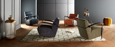 Designfauteuil Scylla van Leolux, tijdloos Nederlands design met uitstekend zitcomfort