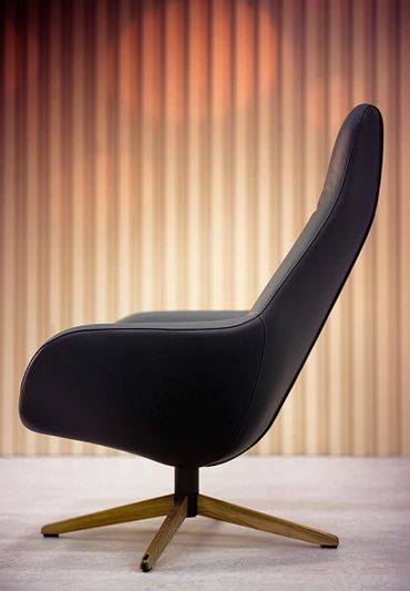 Designfauteuil Spot van Pode, tijdloos Nederlands design met uitstekend zitcomfort