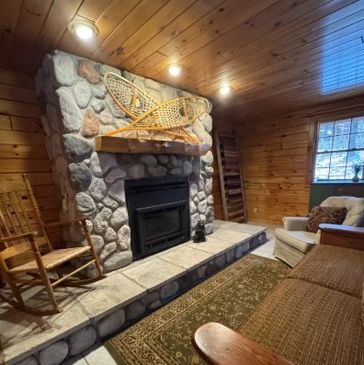 Situated in a beautiful, private 35 acre forest on the west branch of the St. Regis River our peacef