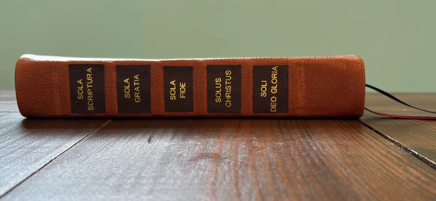 Rebind with 5 Solas on Spine