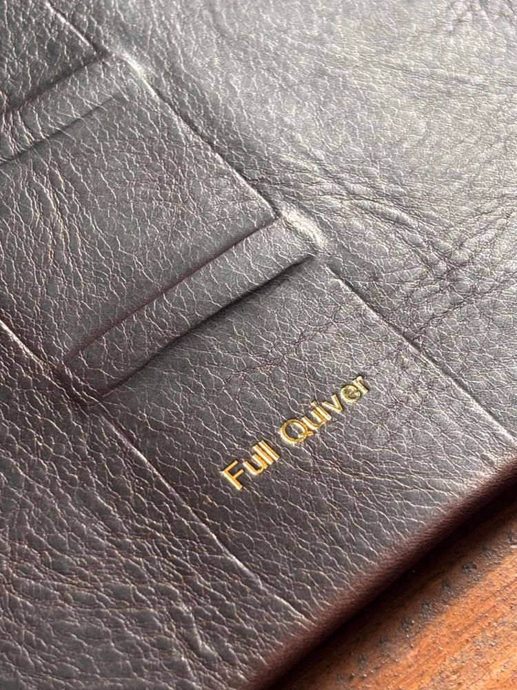 Full Quiver stamped on spine