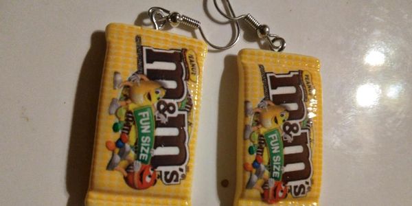 M&M's can dangle from your ears