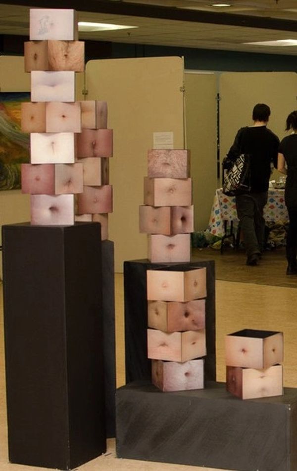 Points de référence. Oeuvre d'art publique. Université du Québec à Trois-Rivières.