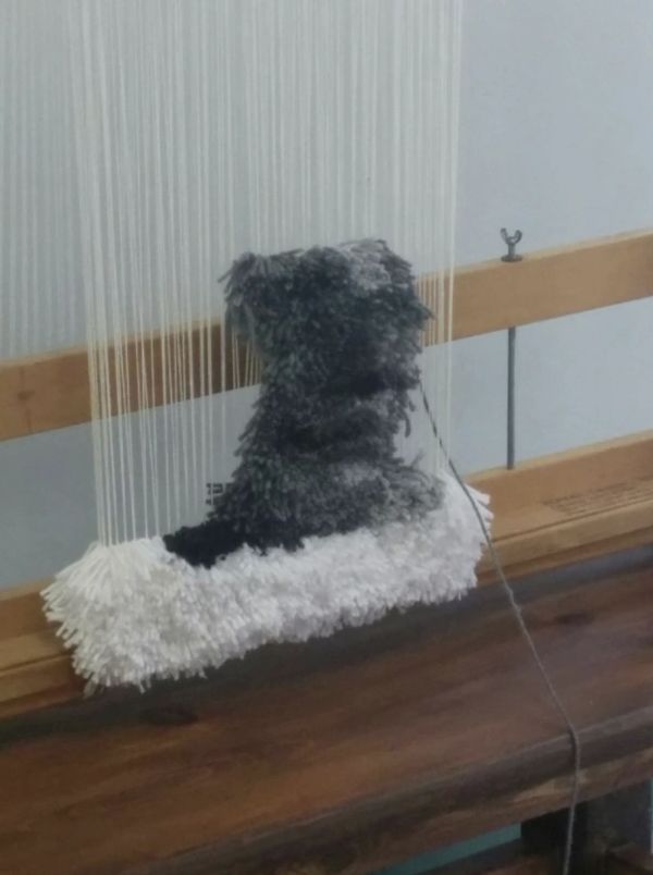 Oeuvre inachevée. Centre culturel Gérard-Dallaire, La Pocatière.