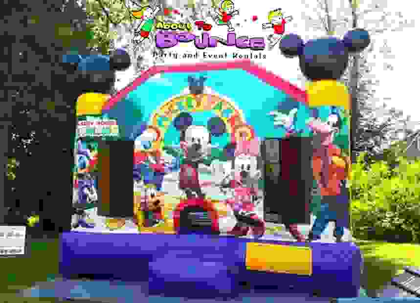 About to Bounce Mickey Mouse Bounce House Rental New Orleans