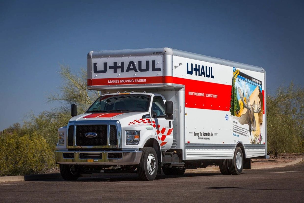 Uhaul box truck. from a pickup truck to a 26 foot large box, we've got you covered.