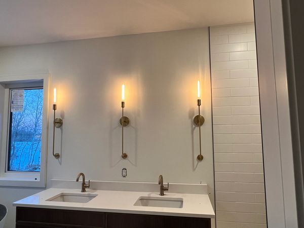 Bathroom Light Fixture installation