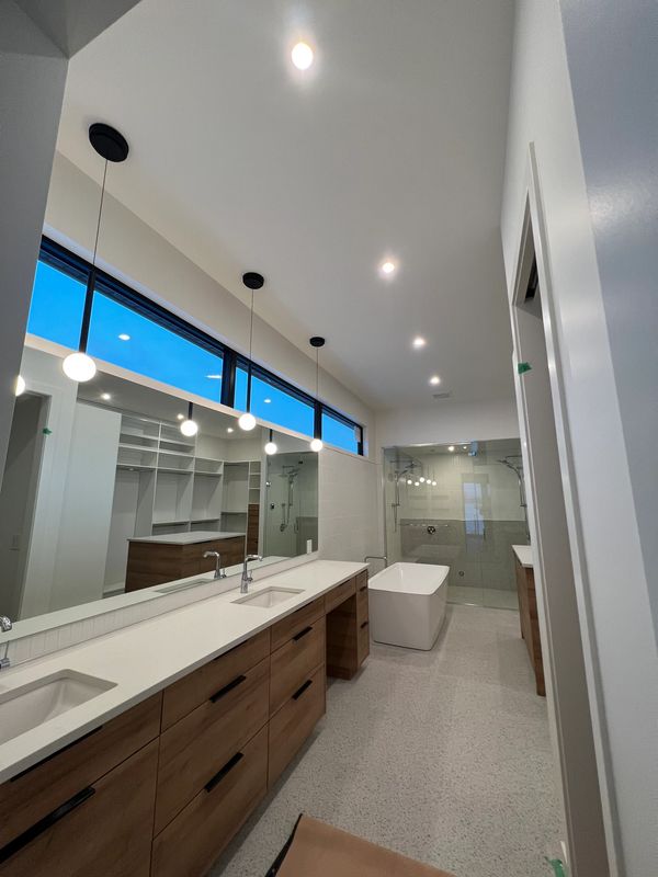 Bathroom Renovation Electrical Installation - Custom Electrical Contractor Saskatoon