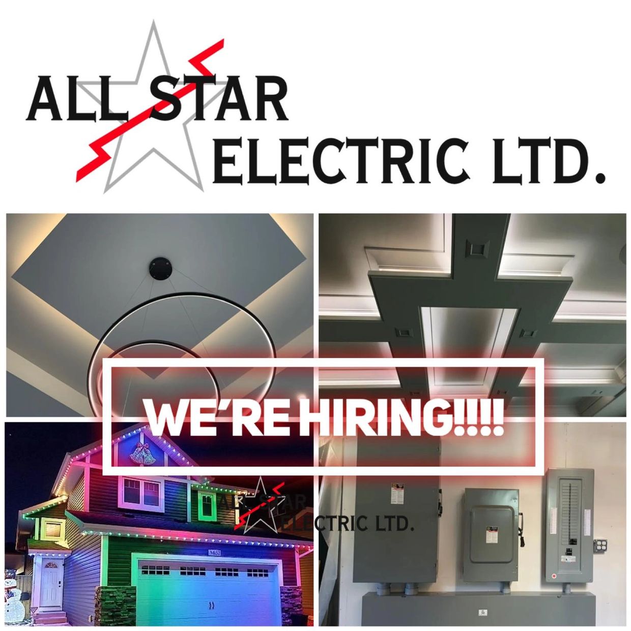 All Star Electric Ltd. serving Saskatoon & Areas Electrical needs