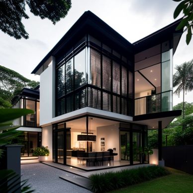 black and white designed and built by tca design and build pier alessio rizzardi