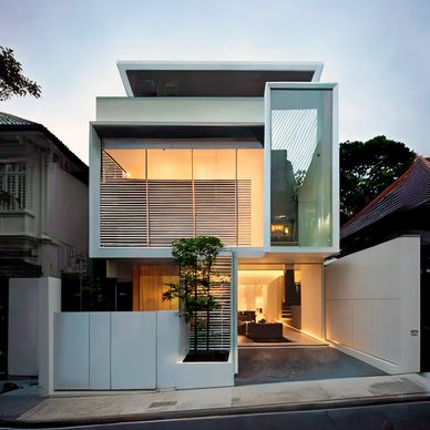 white metal designed and built by tca design and build pier alessio rizzardi