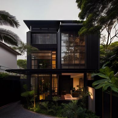 black metal designed and built by tca design and build pier alessio rizzardi