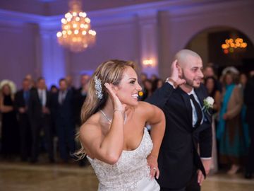 Acting out the dance.