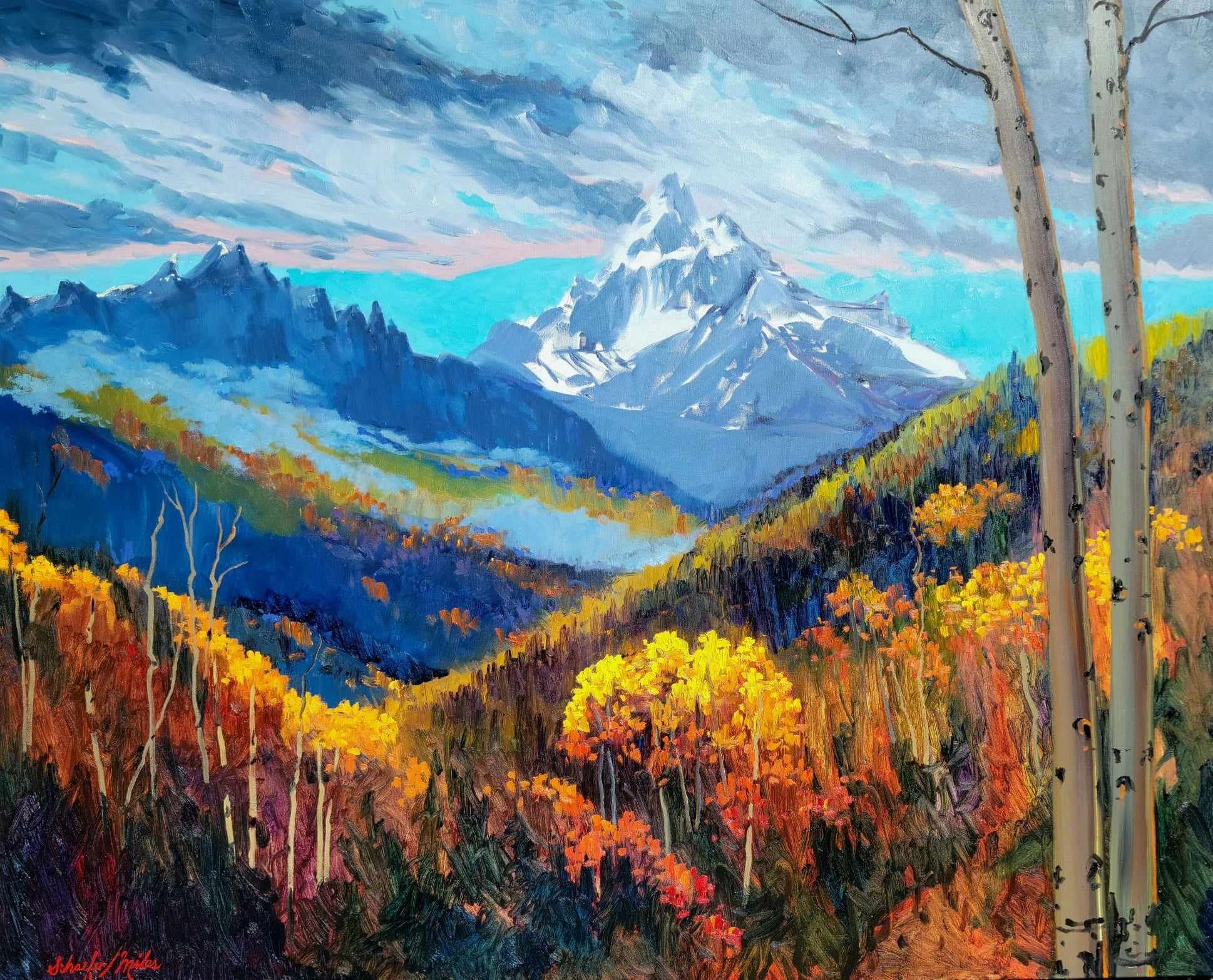 "Moody Mountain Majesty" Oil 60"x48"