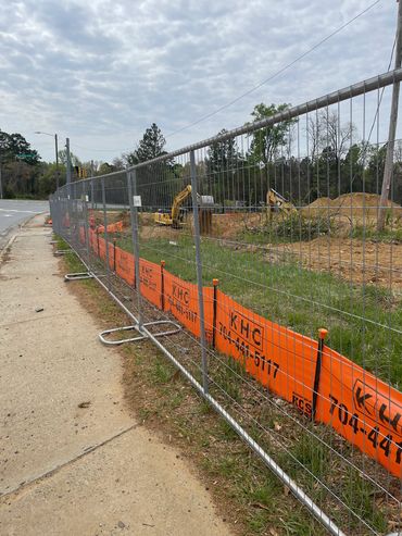 Temporary fence panel