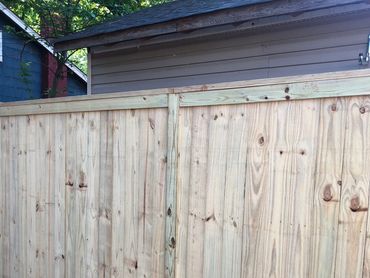 Picture frame fence myrtle beach
