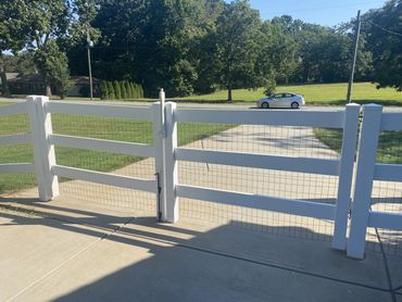 Vinyl Farm Fence