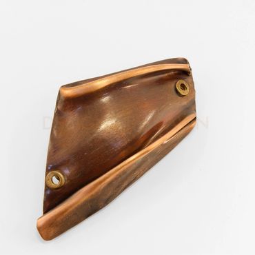 Handmade artisan copper patina folded hair barrette . Louisville, KY, Kentucky, Crestwood