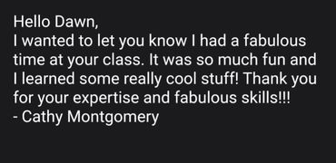 A review of a student who took a metalsmithing copper jewelry class