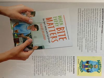 Book review in Allergic Living magazine!