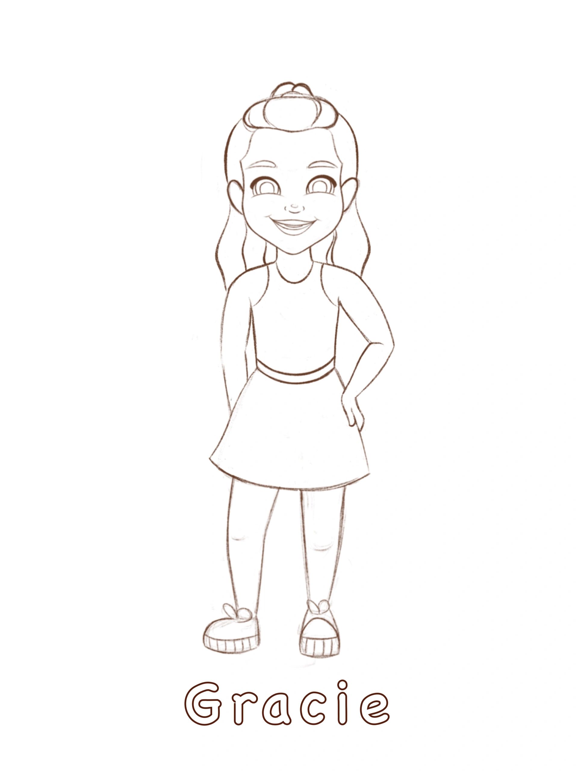 Gracie Coloring Page