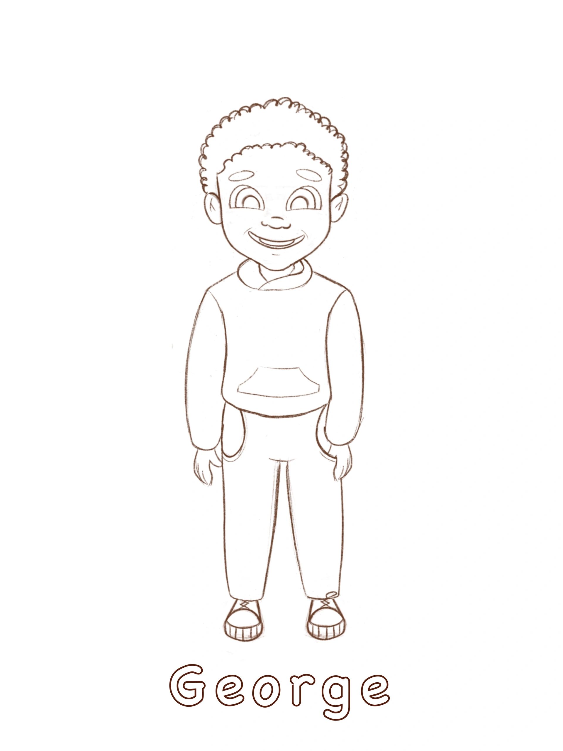 George Coloring Page