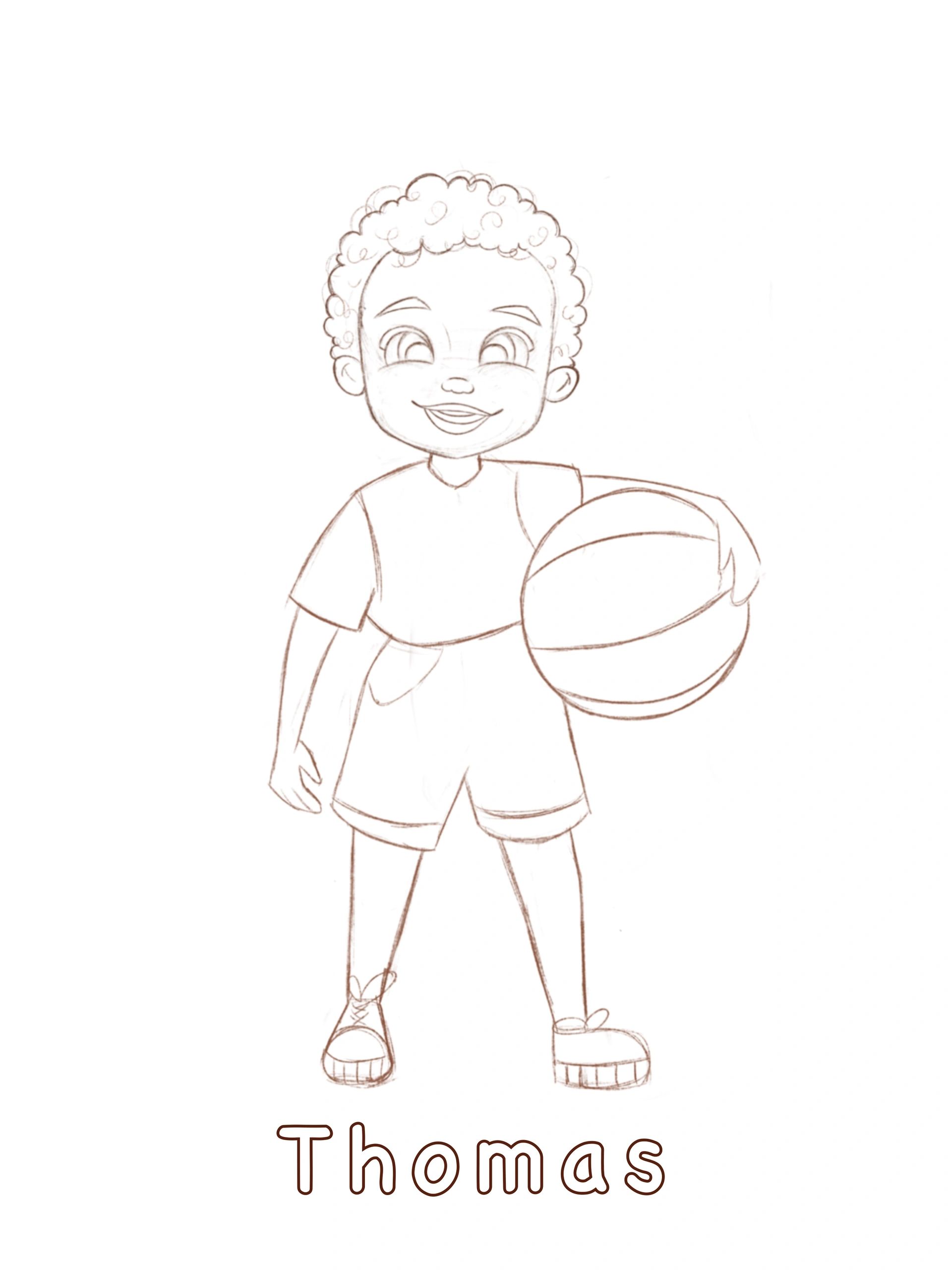 Thomas Coloring Page