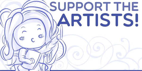 RedBubble Description Bottom Panel, Support The Artists.