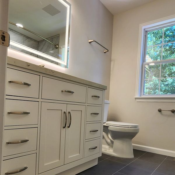 Premium bathroom renovation by House MD, Home renovation contractor, General contractor in Deptford