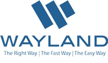 Wayland logo with tagline emphasizing speed and ease.