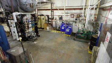 3D Scan of Newark Beth Israel Hospital boiler room. 3D Point Cloud Scanning.