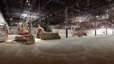 3D Scan of Woodbridge Veterinarian Hospital new construction. 3D Point Cloud Scanning.