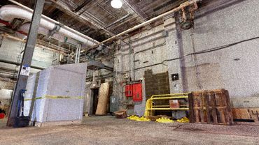 3D Scan of Newark Beth Israel Hospital new generator room. 3D Point Cloud Scanning.