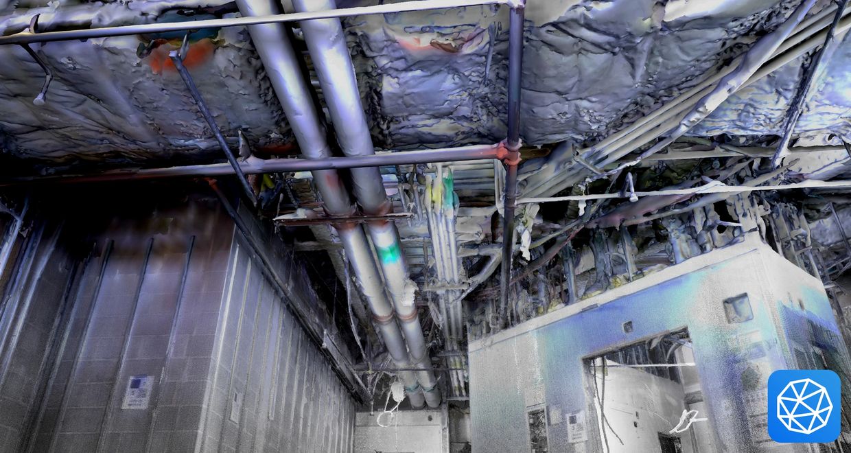 3D Mesh of Newark Beth Israel Hospital medical patient center in Newark New Jersey.