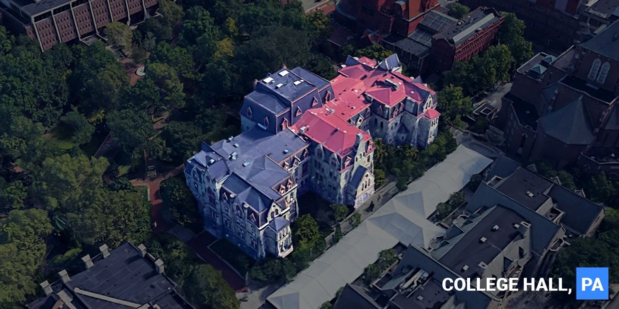 UPENN College Hall, Restoration, Pennsylvania, 2022