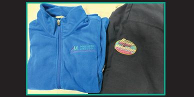 Custom design 1/4 zip fleece for business - Embroidered fleece in Fleetwood, PA and Reading, PA 