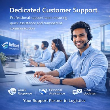 Smiling customer support team providing dedicated logistics assistance.
