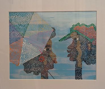 11x14 unframed
Acrylic Paint, Paper
African American Art Dotted
Item # 0087