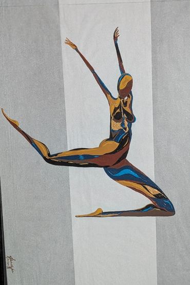 Fly
22x28 unframed
Acrylic Paint
African American Art
Item # 0060