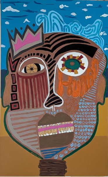 36x24 Double Sided
Human / Freedom
Acrylic Paint
African American Art
Abstract Art
Item # 0041