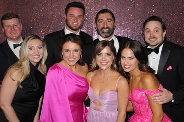 pink sequins formal event